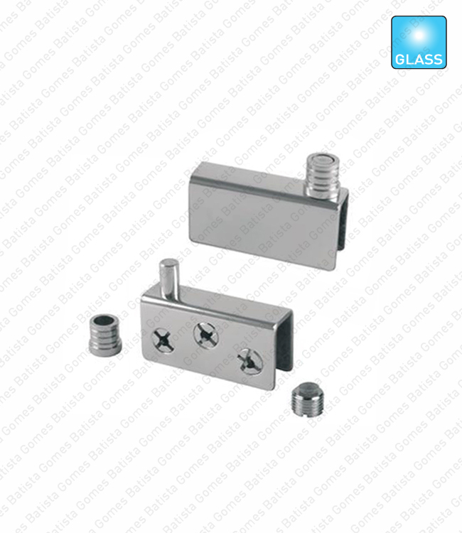 Kit dobradi�as pivot - Vidro 6mm